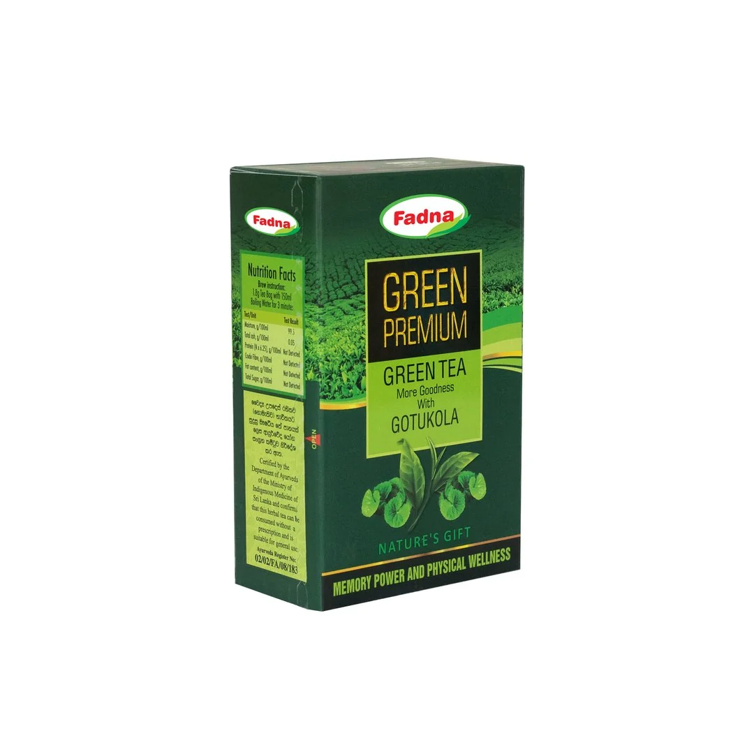 Fadna Green Premium Tea with Gotukola