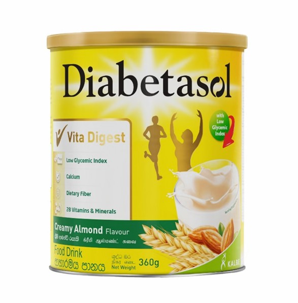 Diabetasol Milk Powder Creamy Almond Tin- 360g