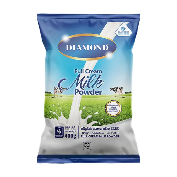 Diamond Full Cream Milk Powder Pouch 400G